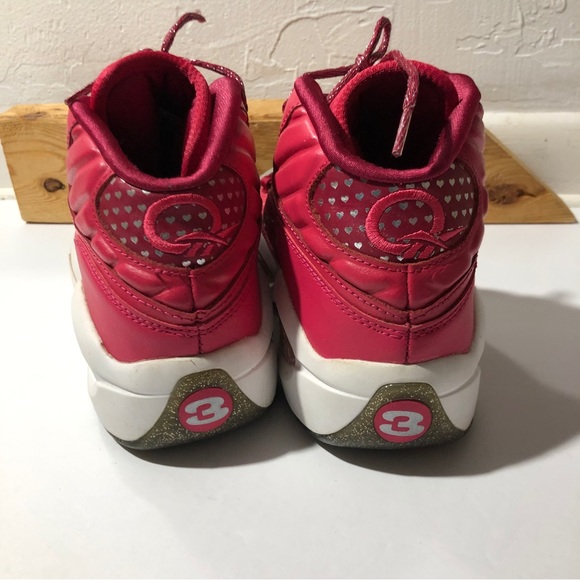 Reebok Classics Mid Question Girls Size 6.5 - Picture 5 of 8